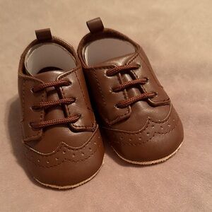 Classic Brown Baby Brogue Walker Shoes